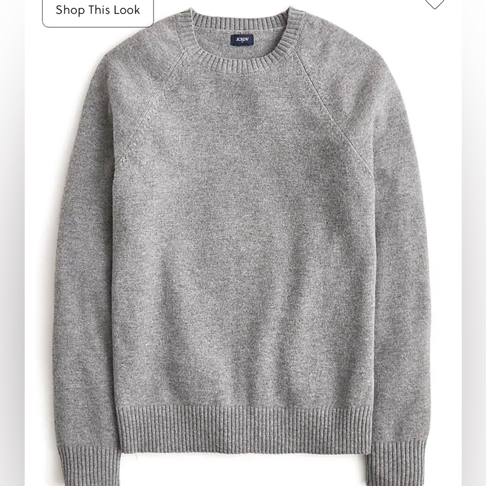 J. Crew Factory Crewneck sweater in supersoft lambswool blend